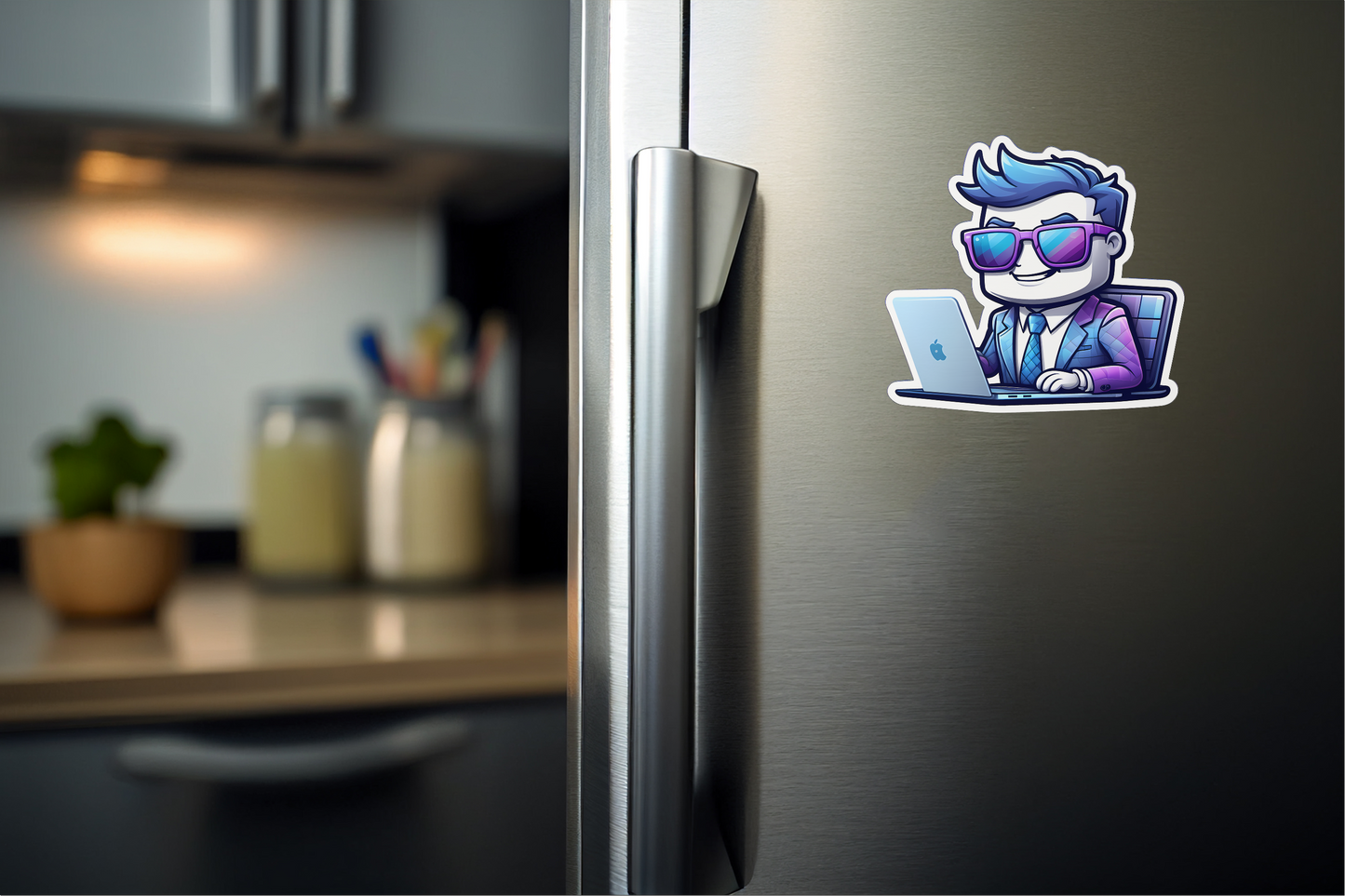 Byte Boss: Tech Motivator Sticker