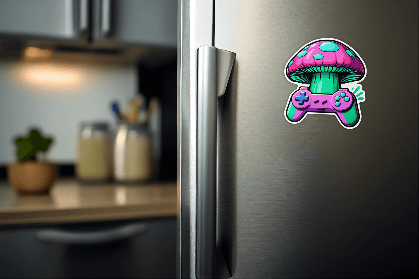 Pixel Power-Up: Retro Gaming Nostalgia Sticker