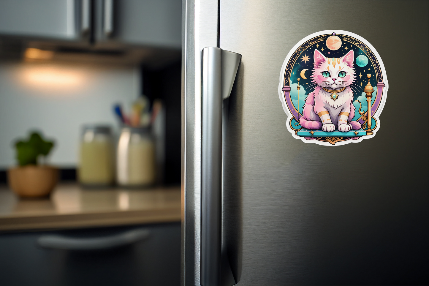Nova Dreams Tarot Cat - Artistique Vinyl Sticker