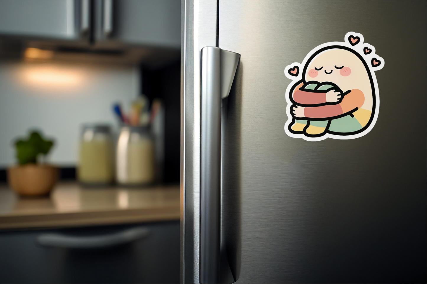 Be Gentle With Yourself – Kawaii Wellness Vinyl Sticker