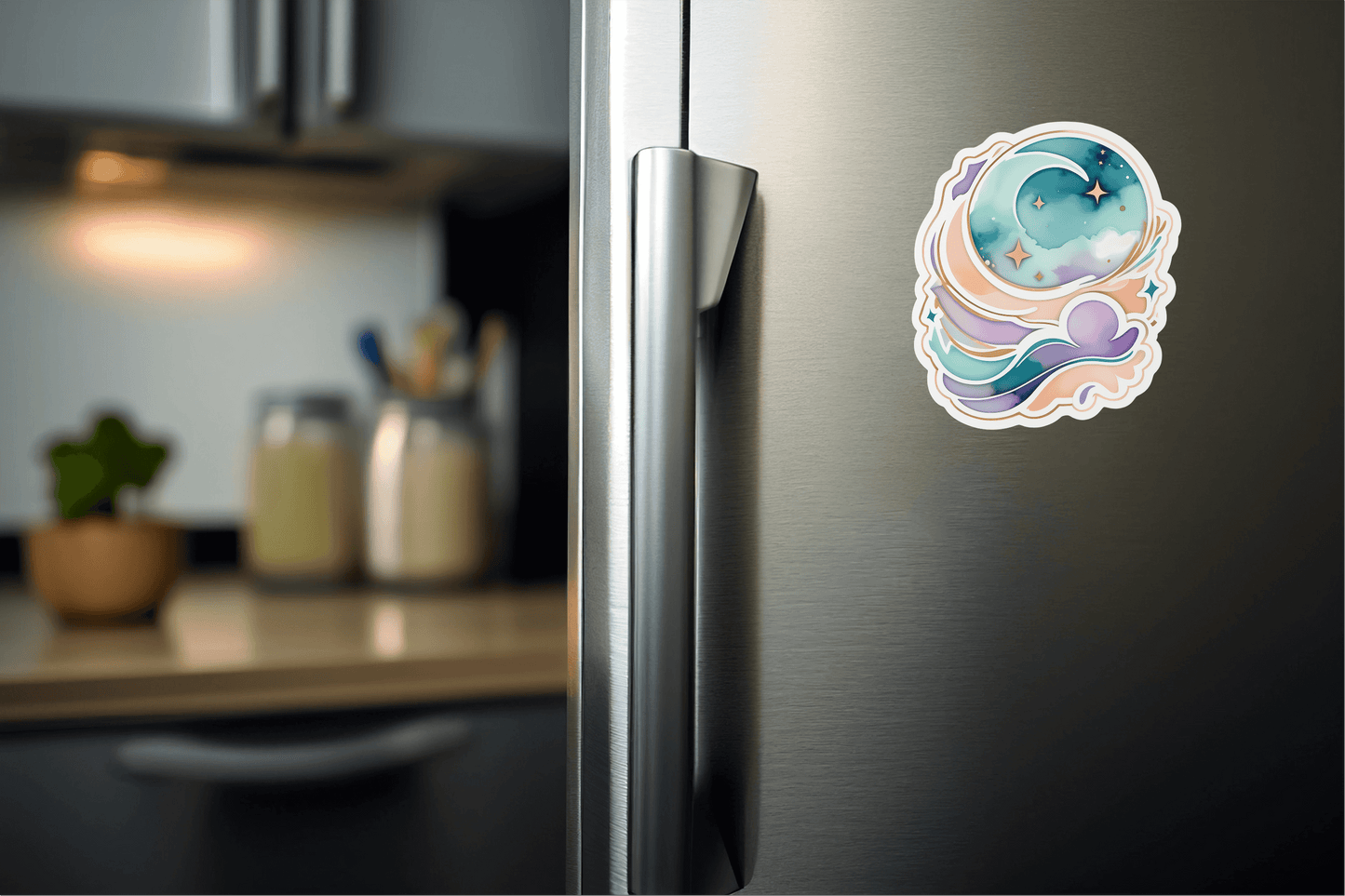 Mystic Watercolor Aura Abstract Sticker