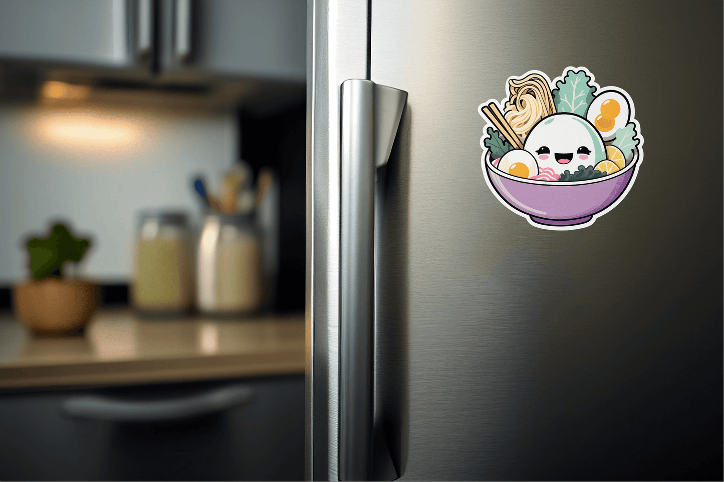 Pastel Ramen Vibes - Viral Noodle Bowl Vinyl Sticker