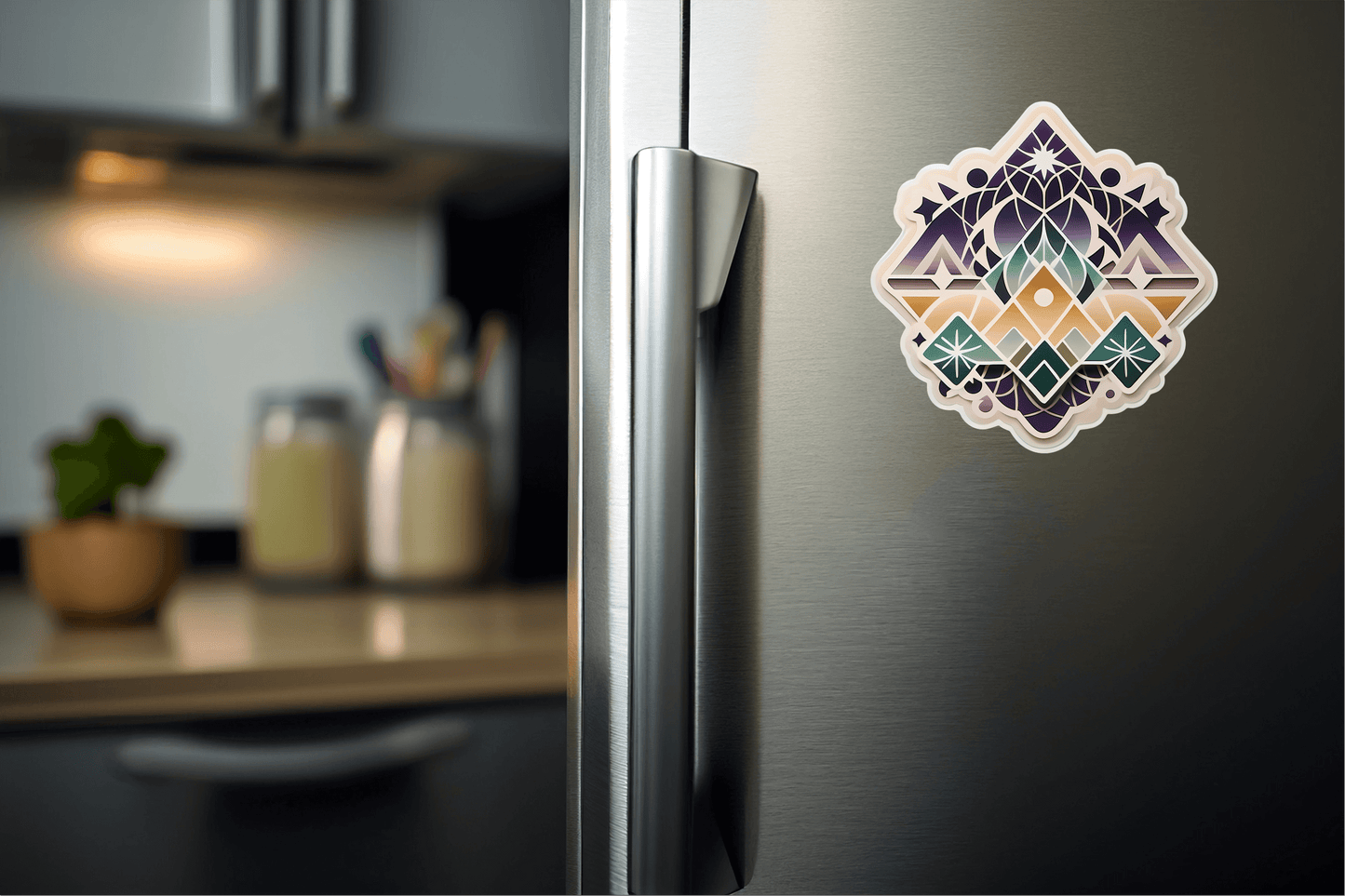 Mystic Festival Picnic Geometric Vinyl Sticker
