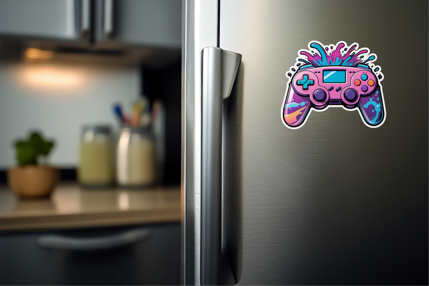 Game Time Energy Anime Controller Sticker