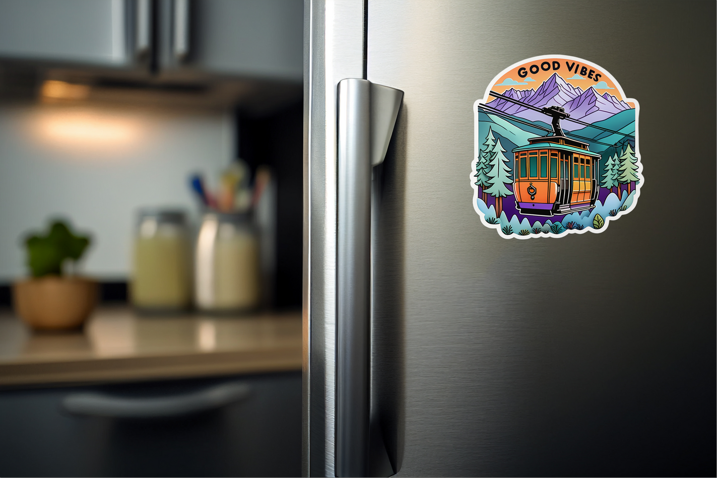 Good Vibes Gondola – Adventure Mountain Decal