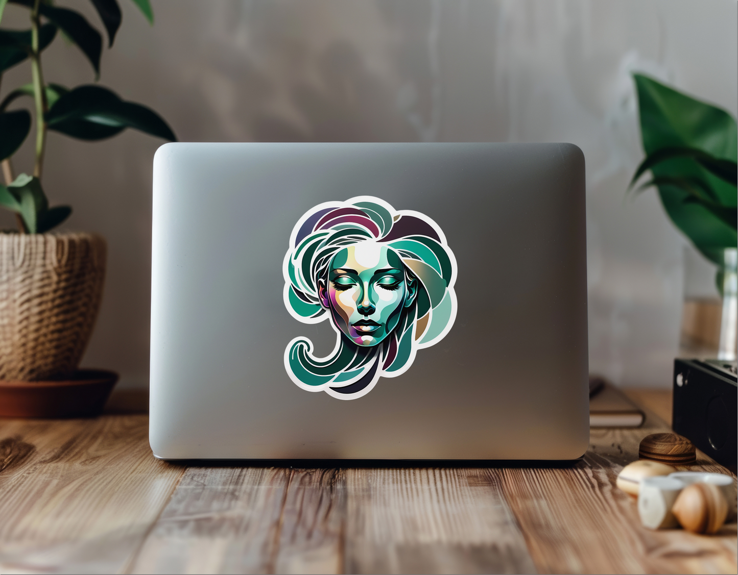 Ink Shift Abstract Face