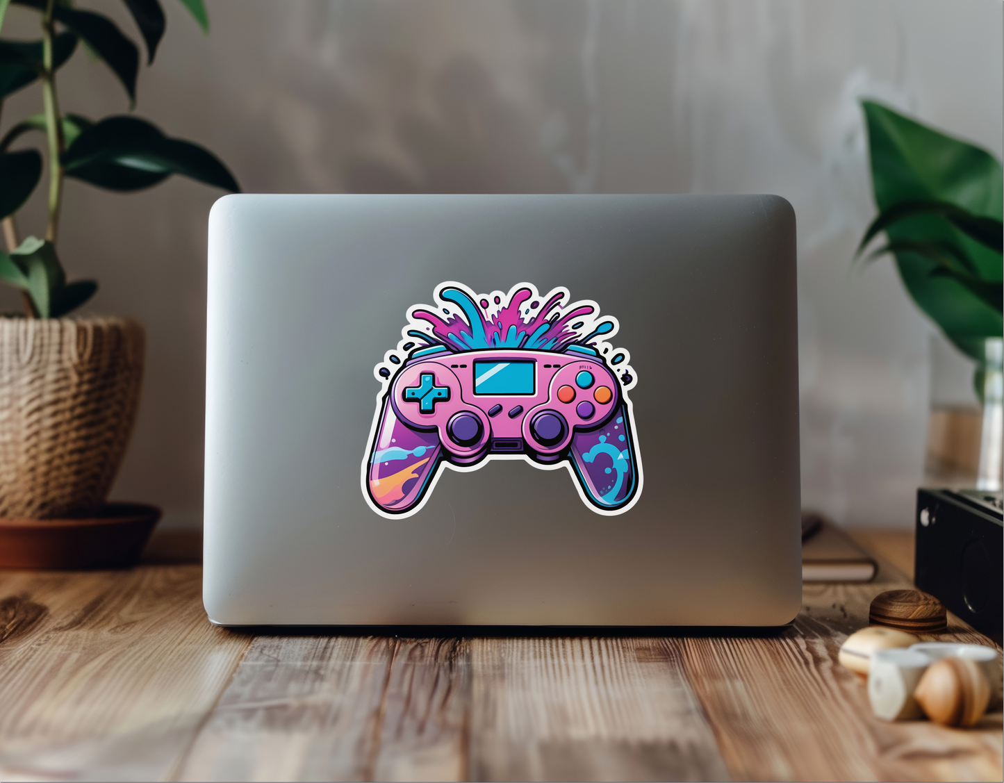 Game Time Energy Anime Controller Sticker