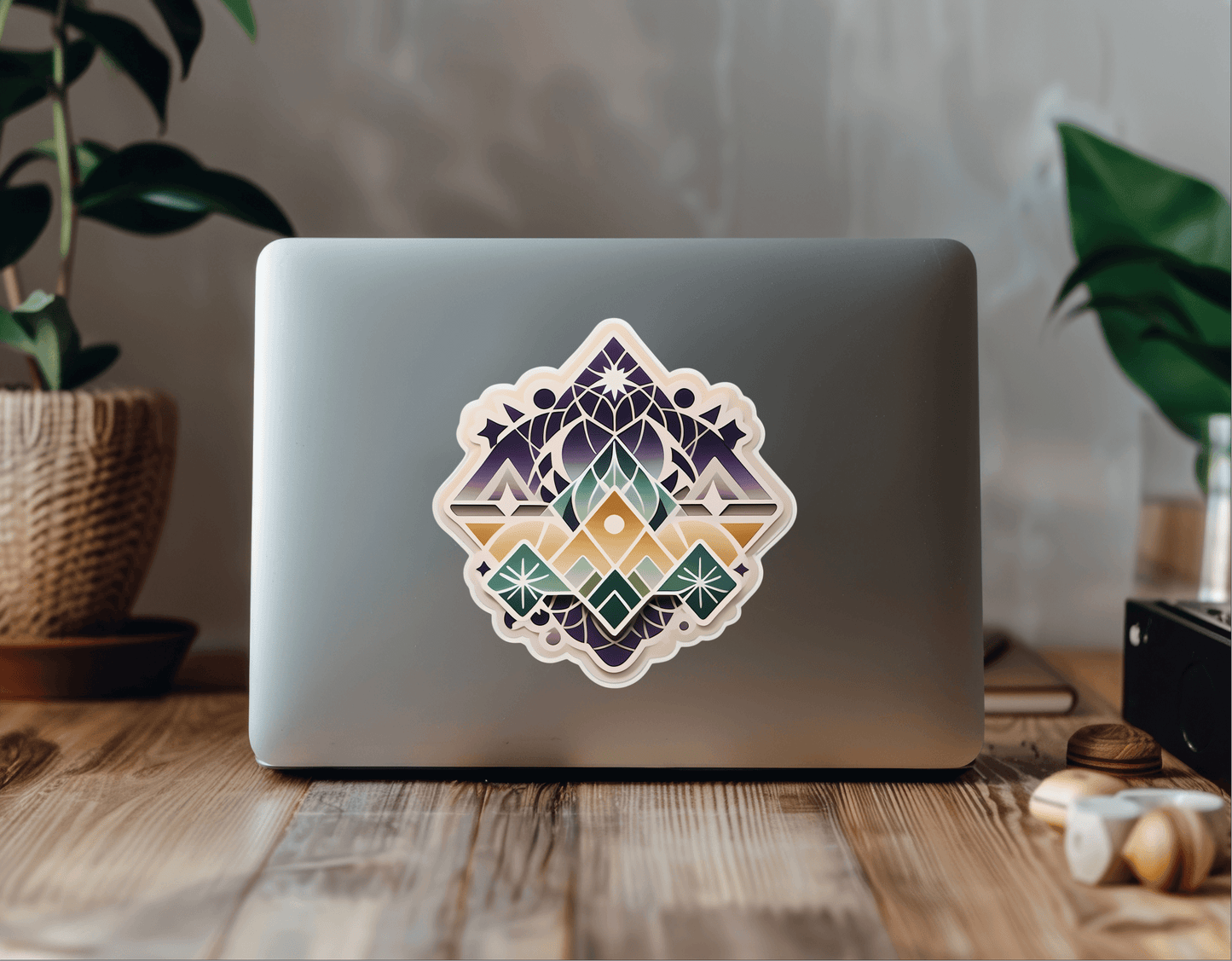 Mystic Festival Picnic Geometric Vinyl Sticker