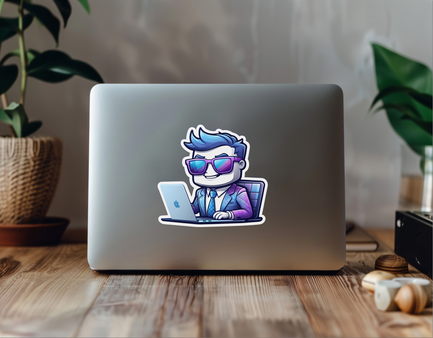 Byte Boss: Tech Motivator Sticker