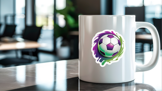 Modern Soccer Hype Vinyl Sticker