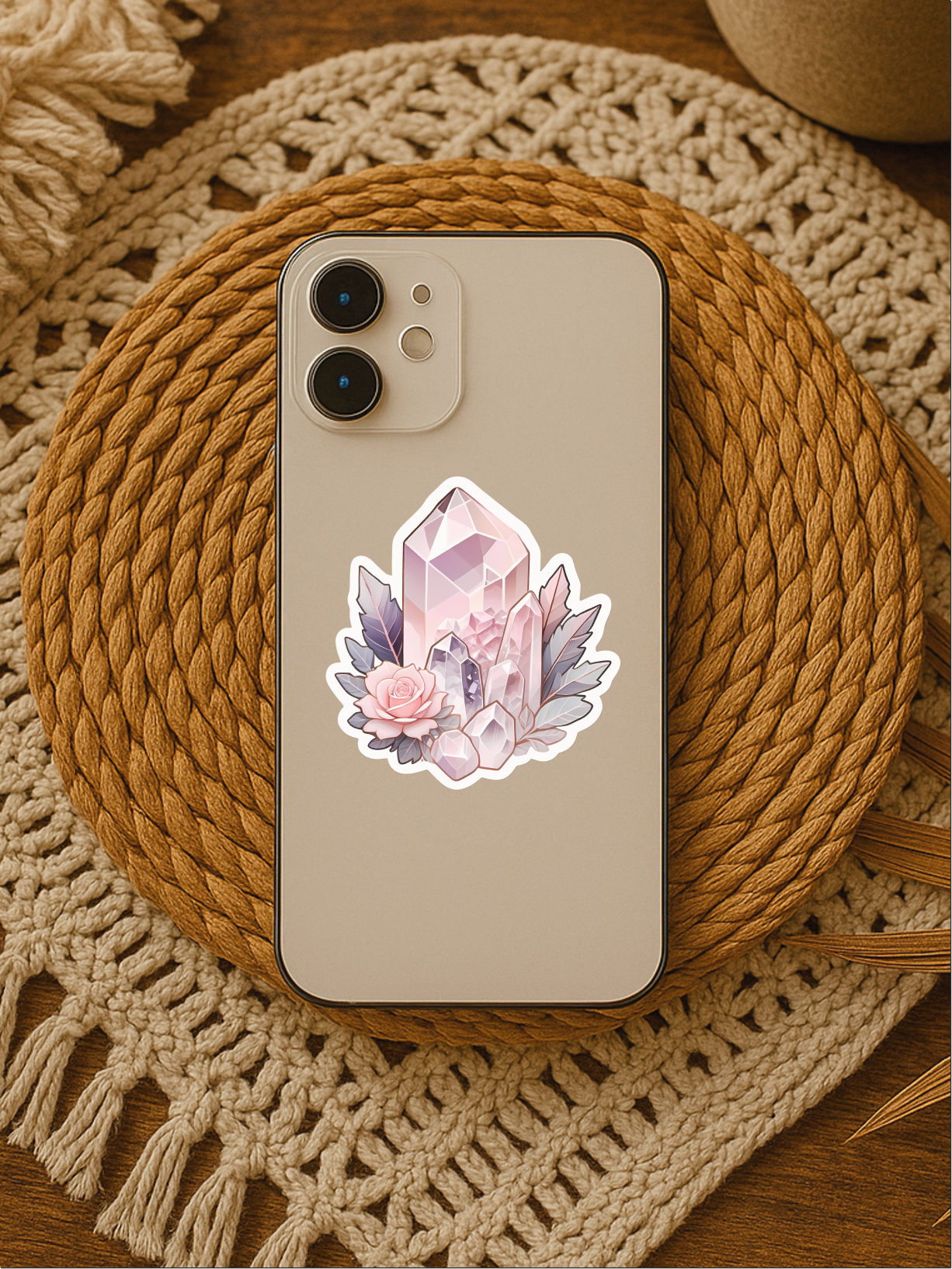 Soothing Quartz Mind Therapy Sticker