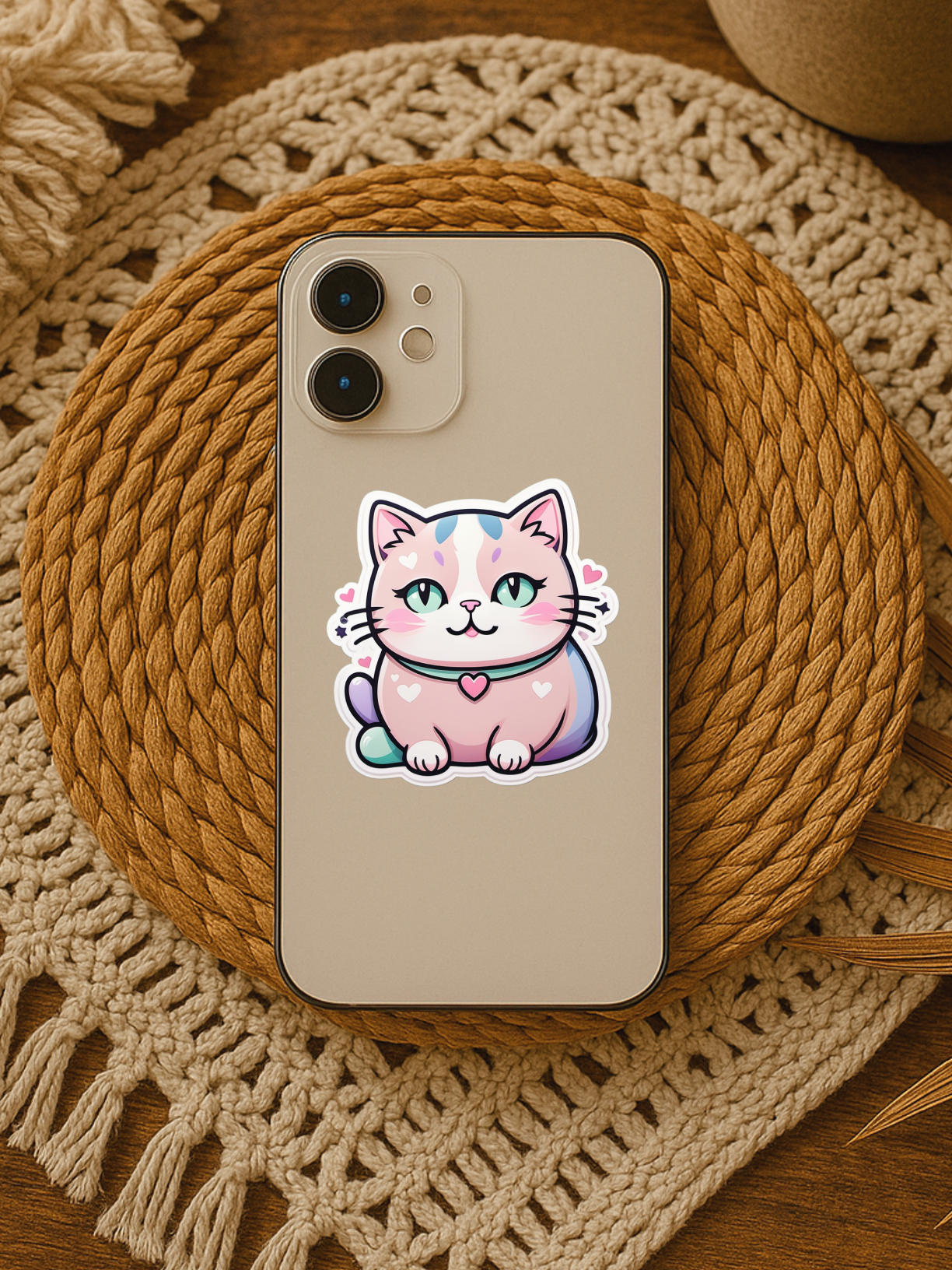 Pastel Dream Kawaii Cat Sticker