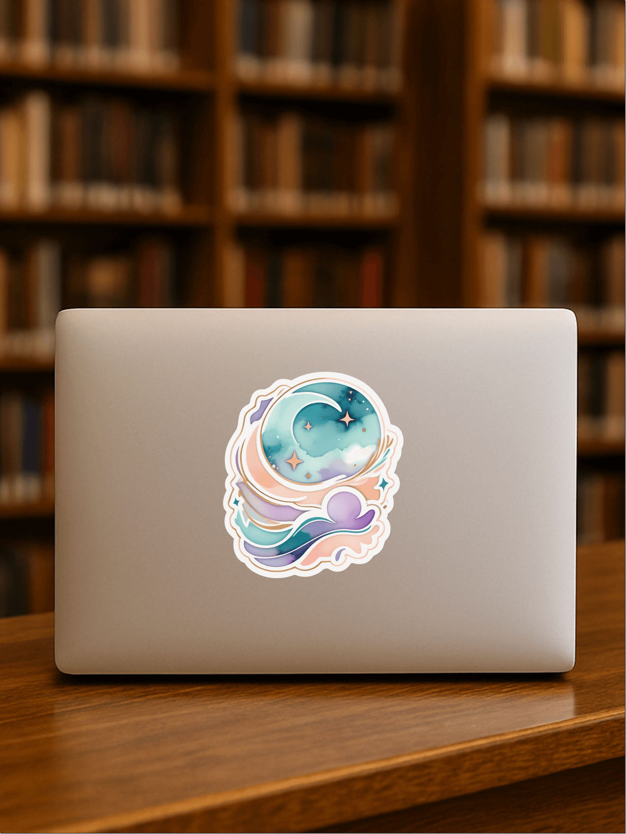 Mystic Watercolor Aura Abstract Sticker