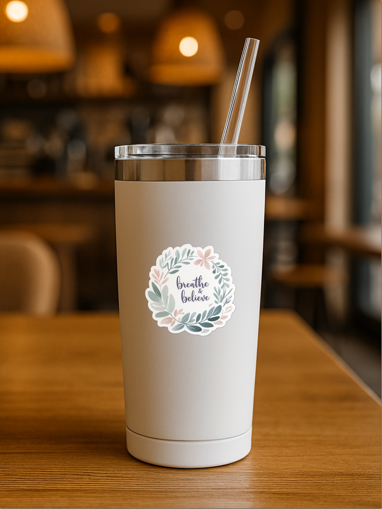 Breathe & Believe - Calming Message Sticker