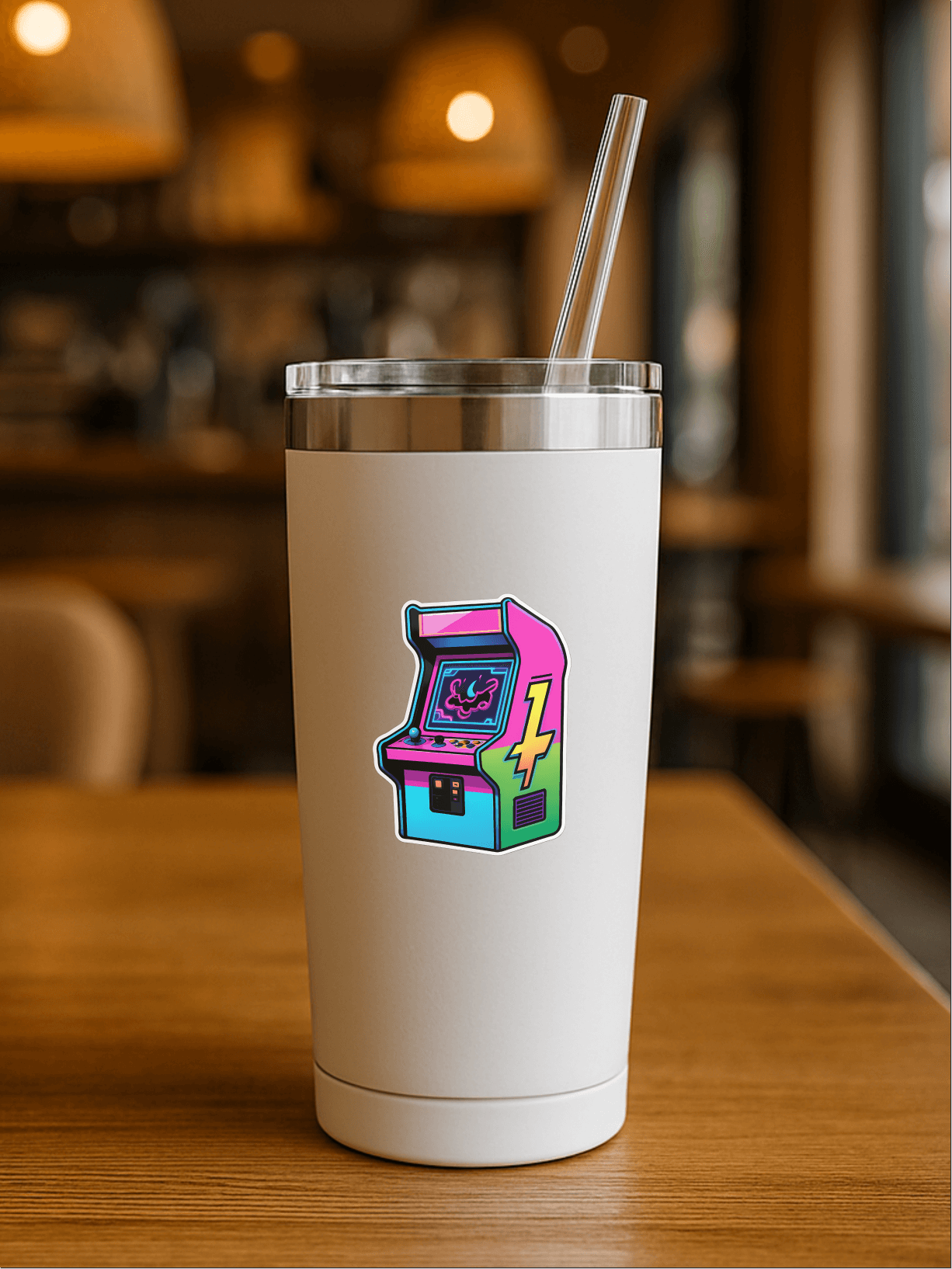 Retro Esports Arcade Vibes Vinyl Sticker