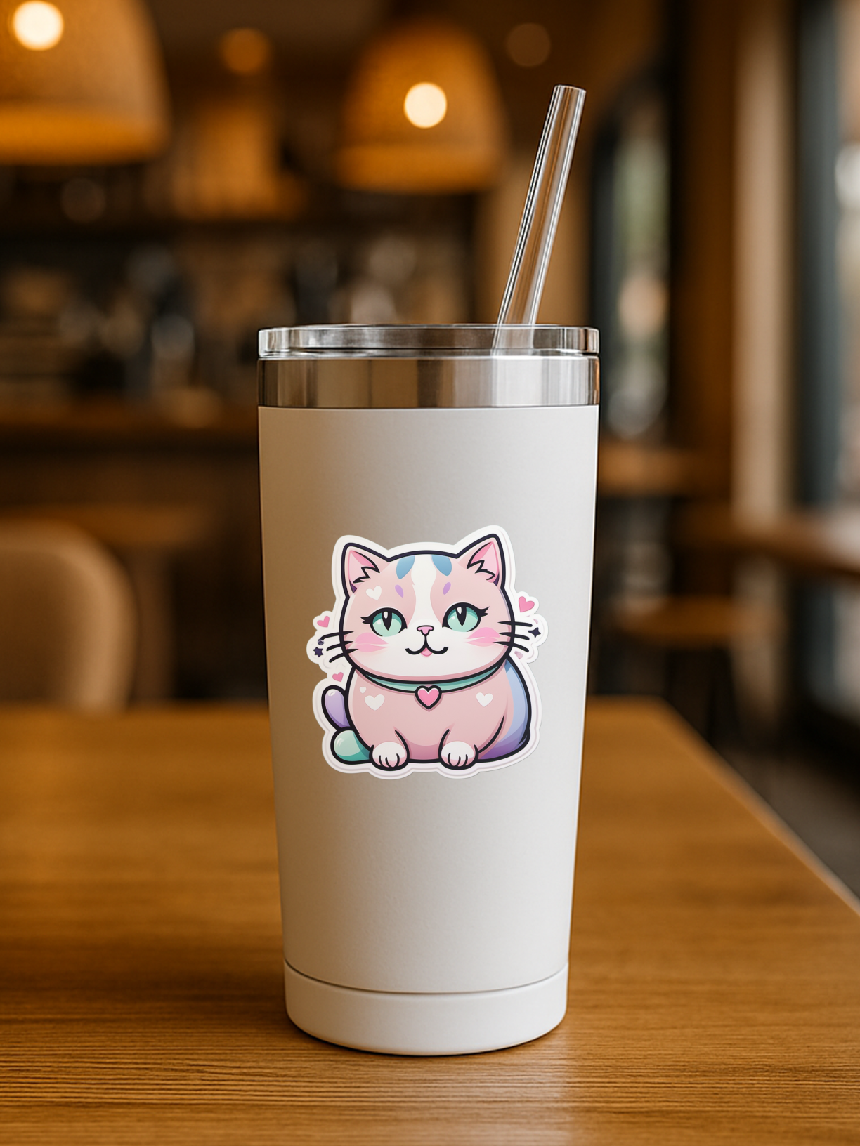 Pastel Dream Kawaii Cat Sticker