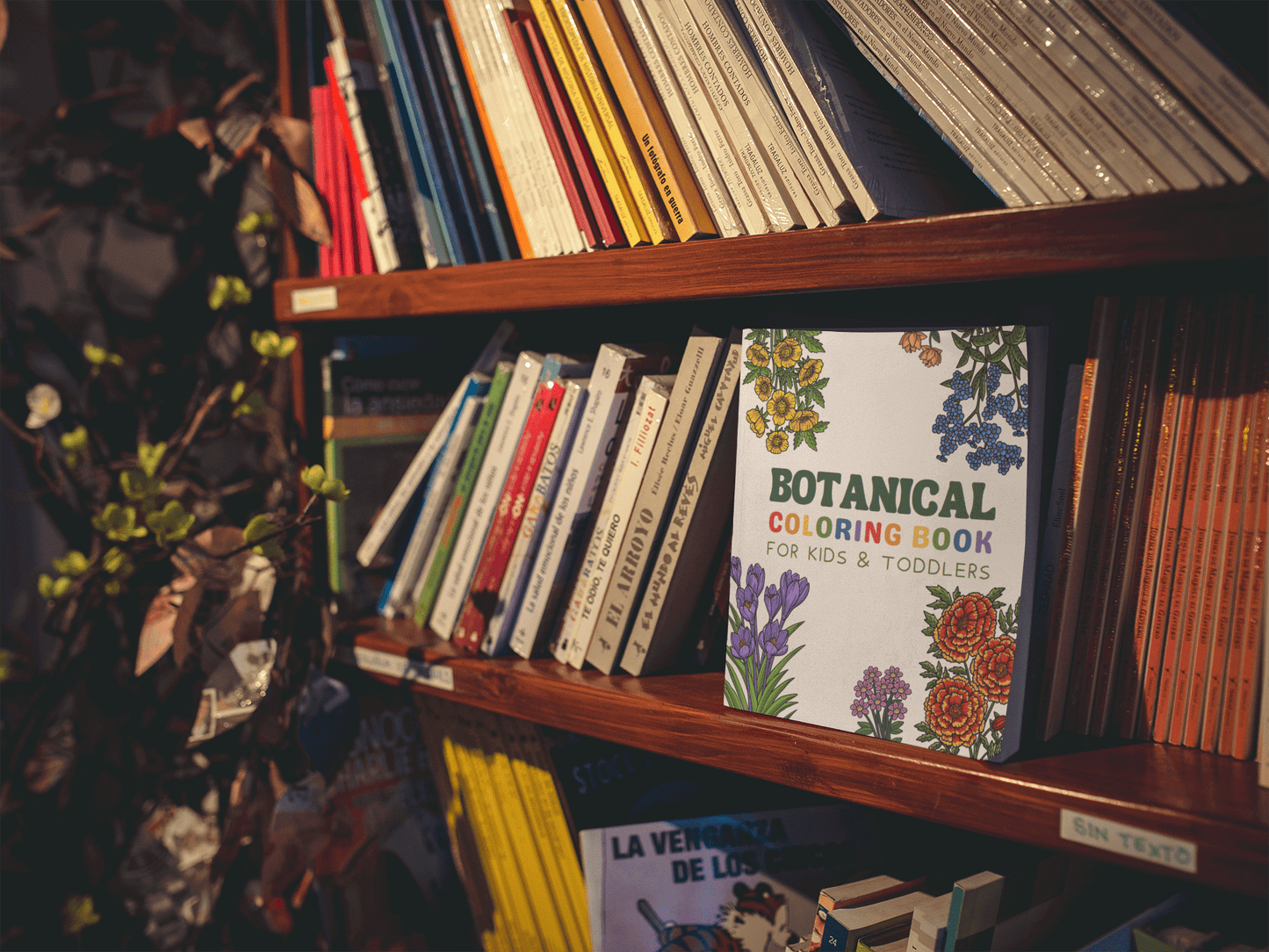 Botanical Coloring Book for Kids - Harris Creative Designs