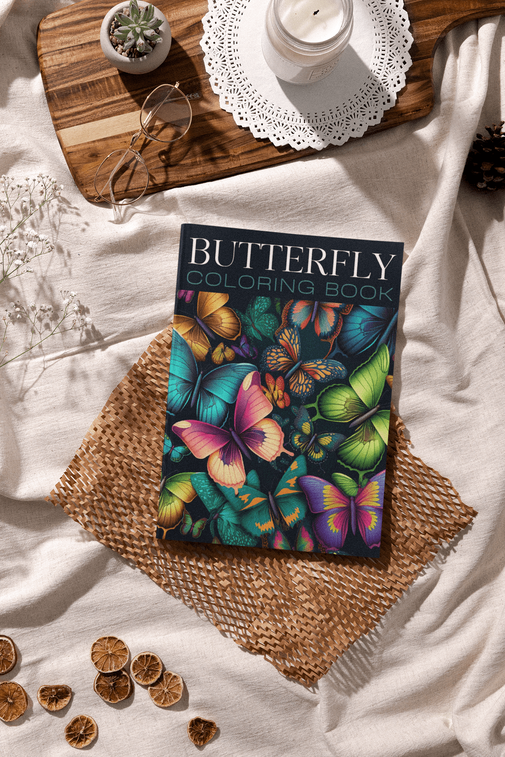 Butterfly Coloring Book - Harris Creative Designs