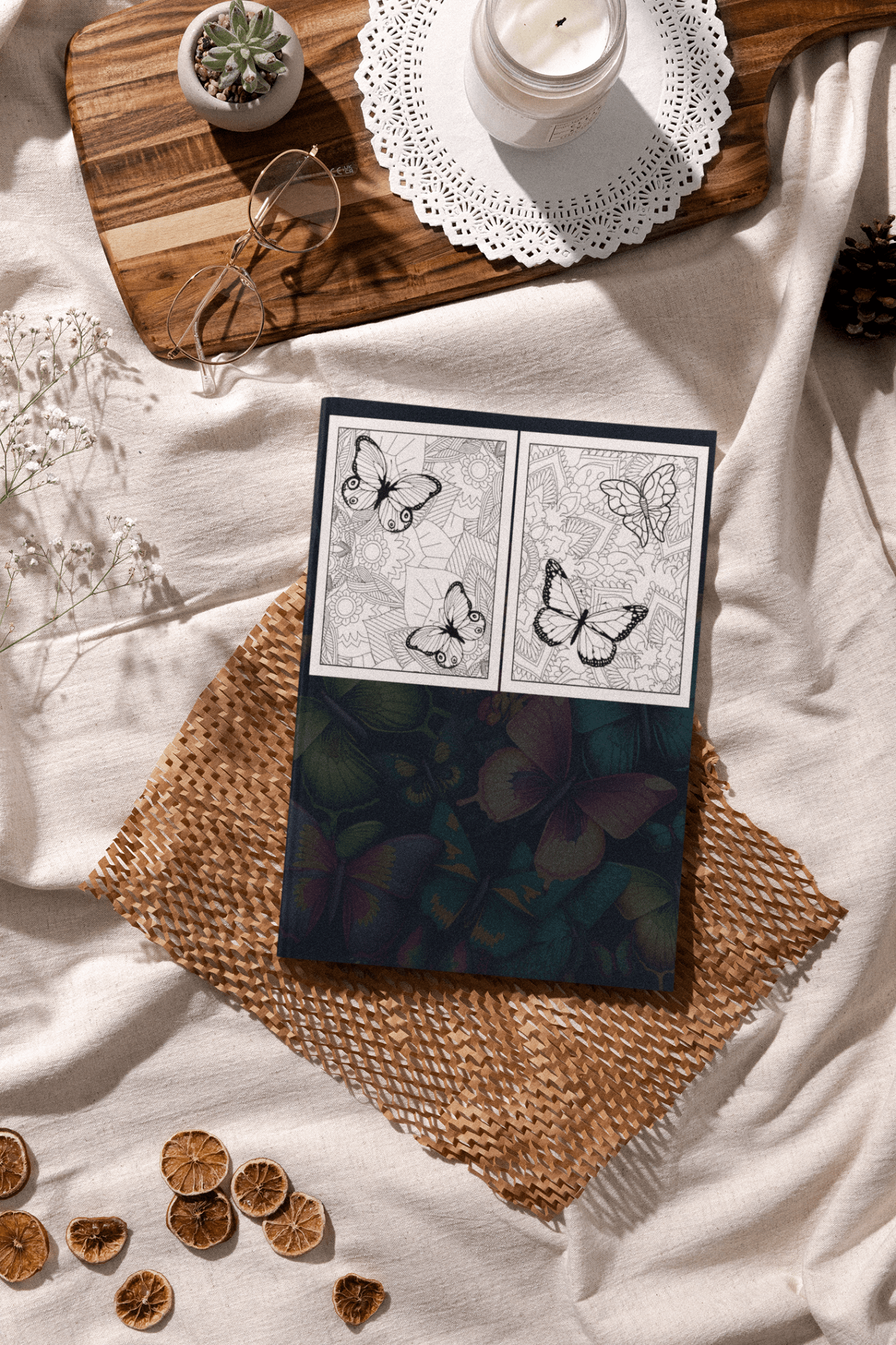 Butterfly Coloring Book - Harris Creative Designs