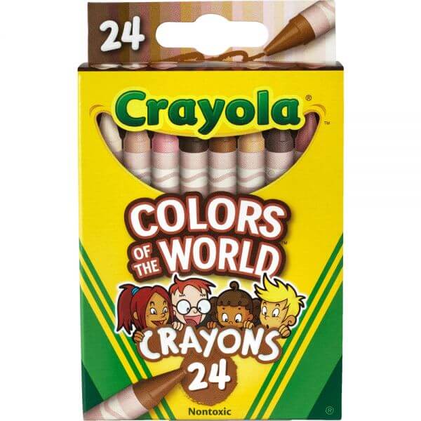 Crayola 24ct Crayons - Colors of the World - Harris Creative Designs