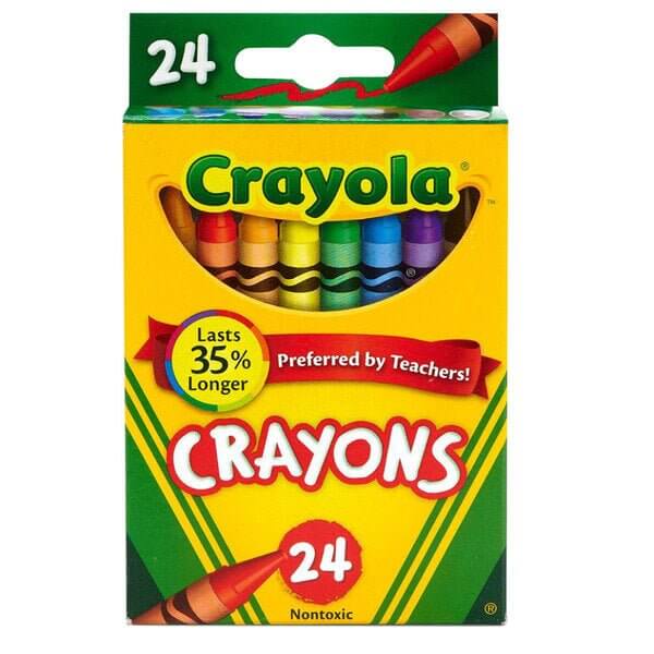 Crayola 24ct Kids Crayons - Harris Creative Designs