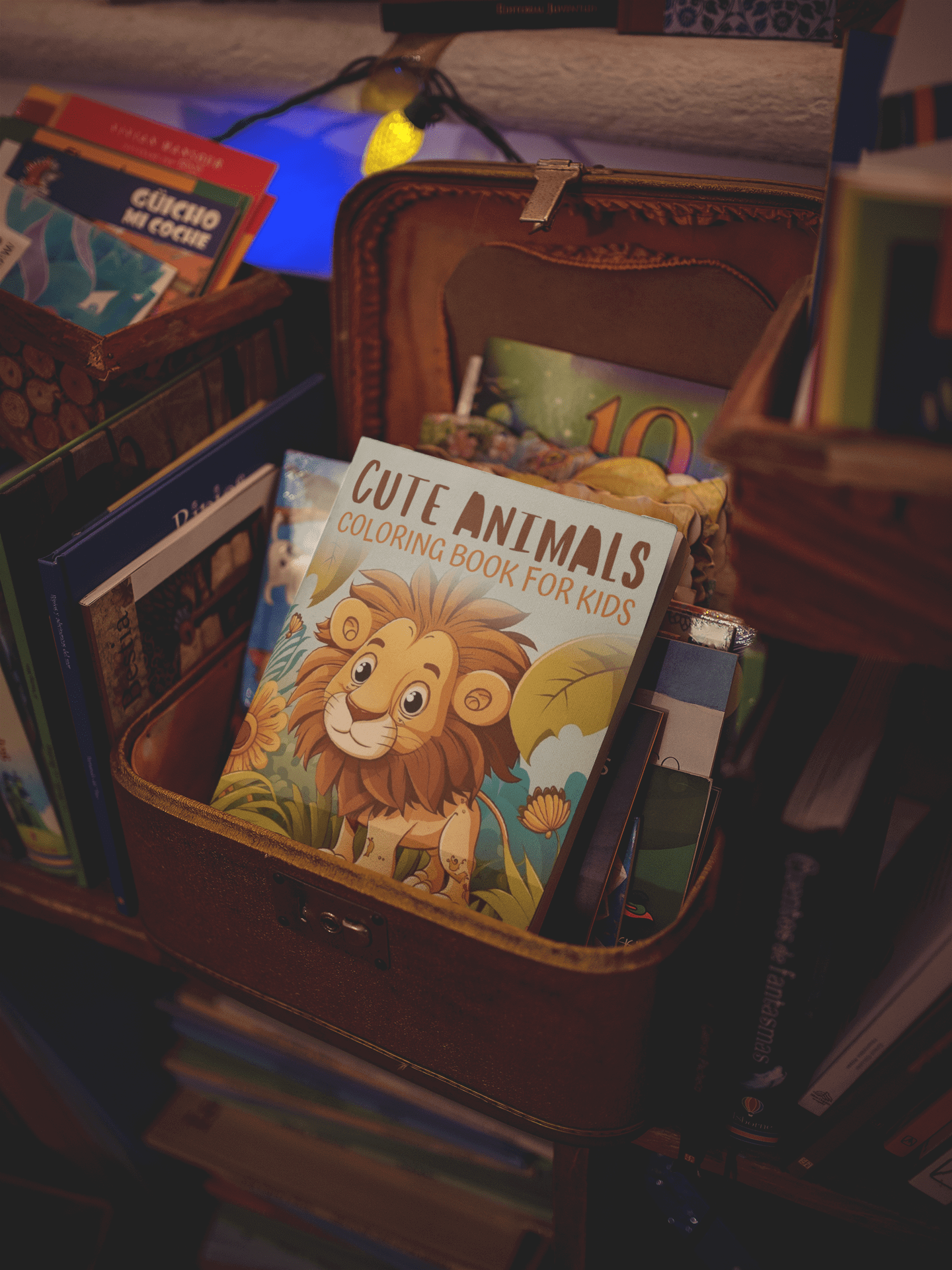 Cute Animals Coloring Book for Kids - Harris Creative Designs