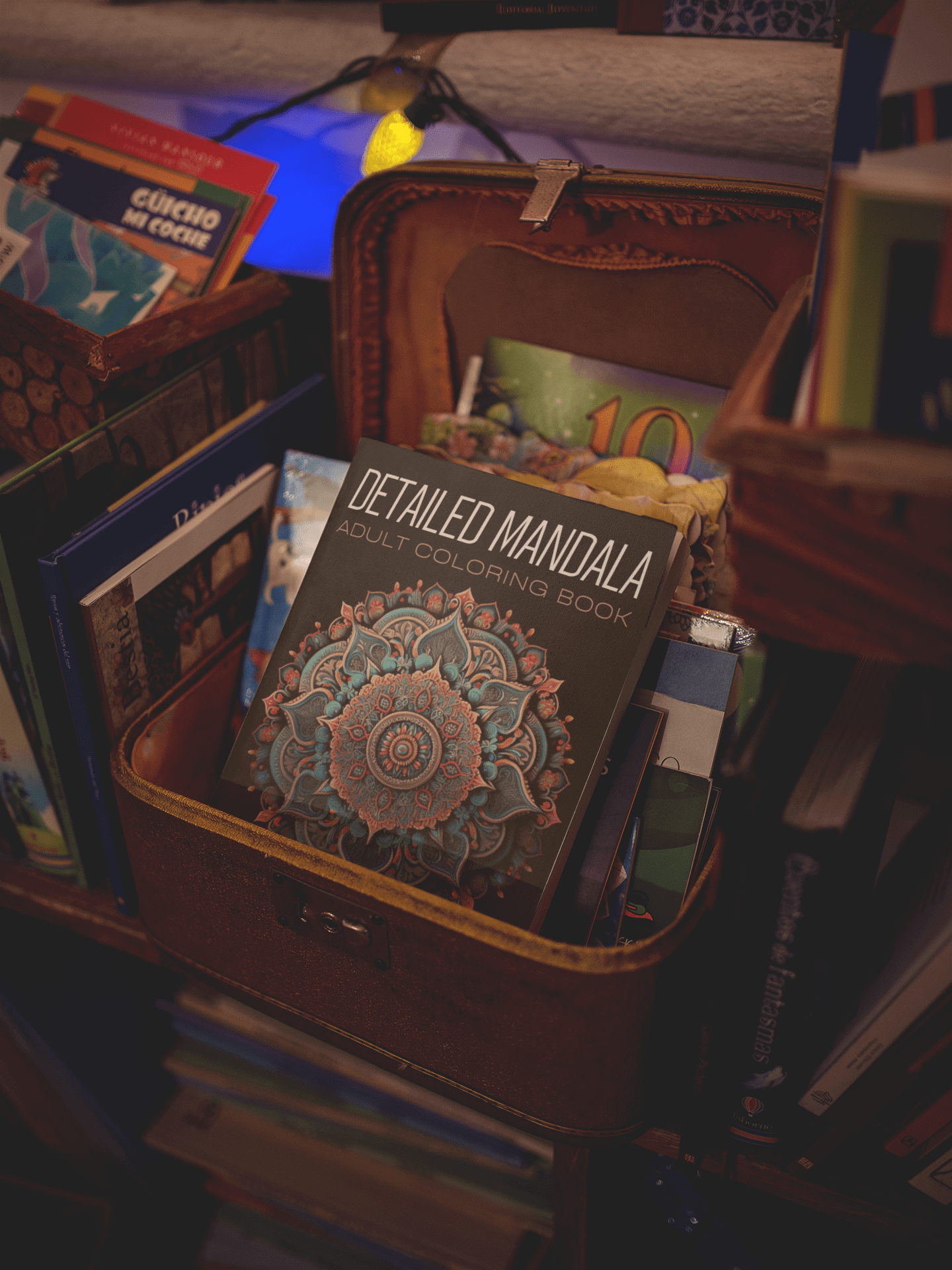 Detailed Mandala Adult Coloring Book - Harris Creative Designs