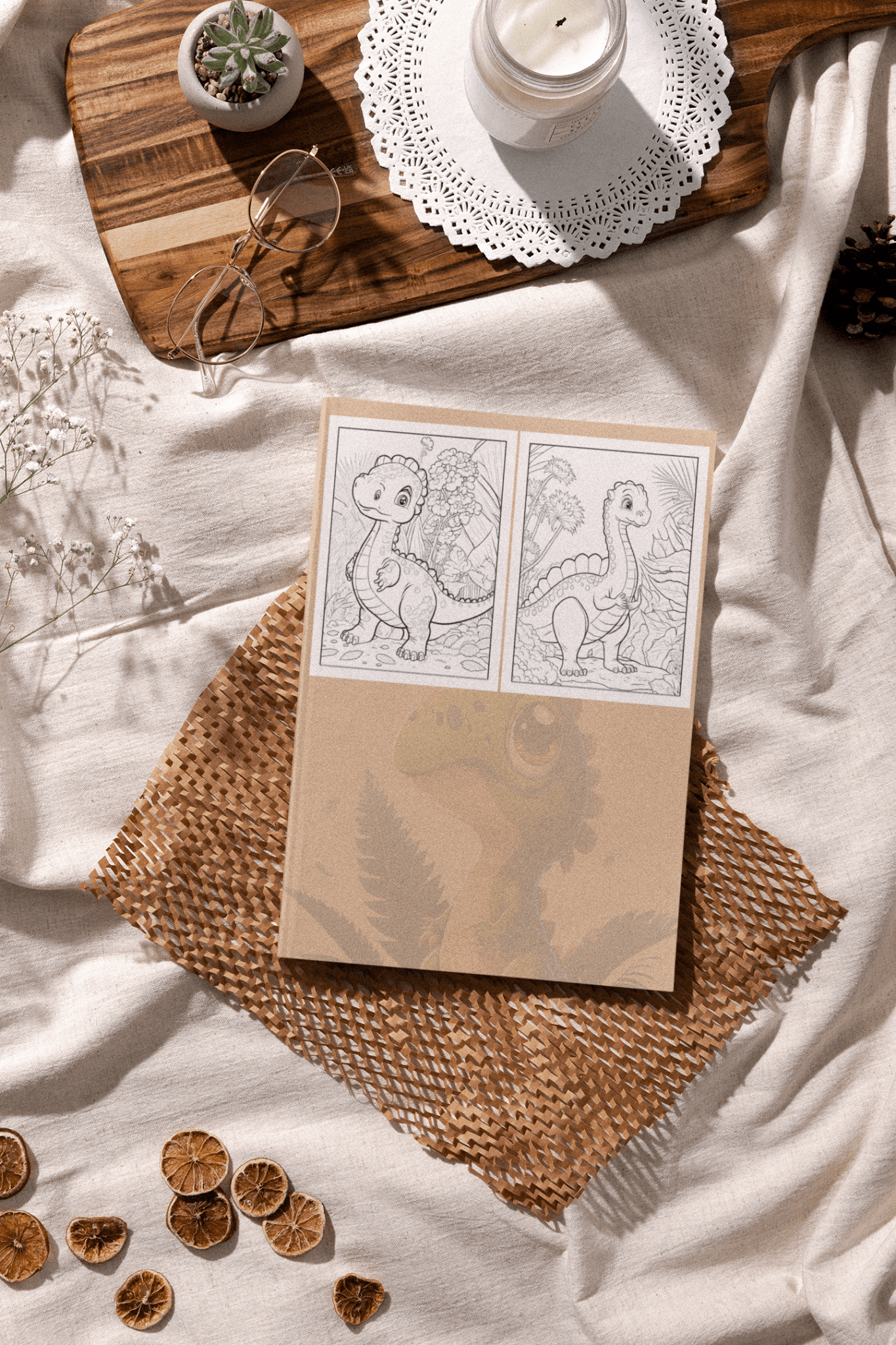 Dinosaur Coloring Book - Harris Creative Designs