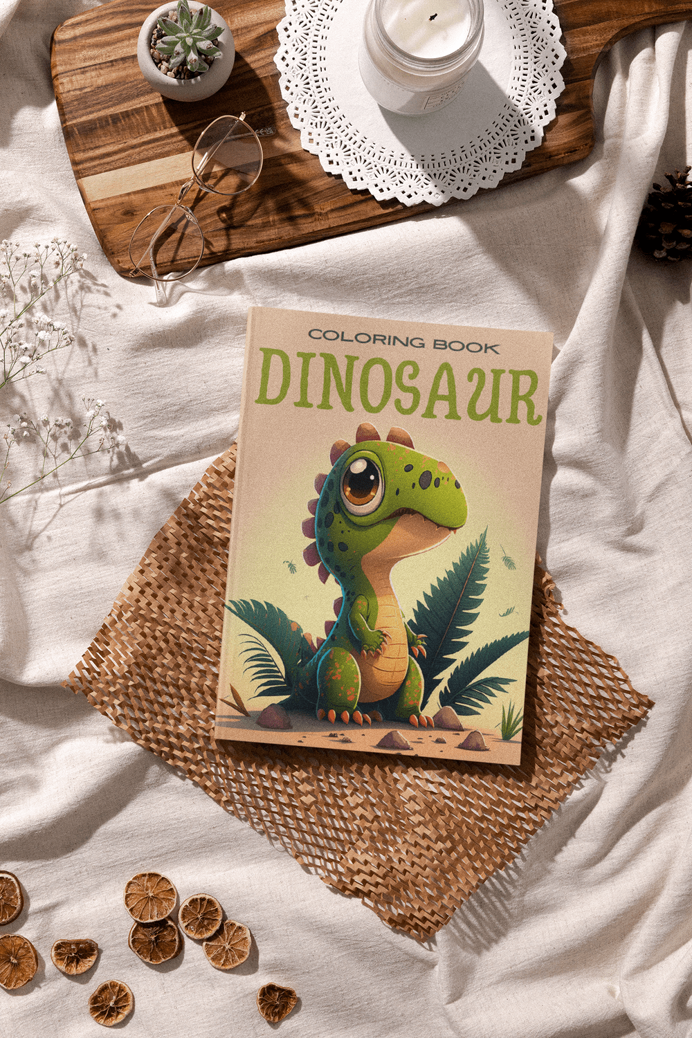 Dinosaur Coloring Book - Harris Creative Designs
