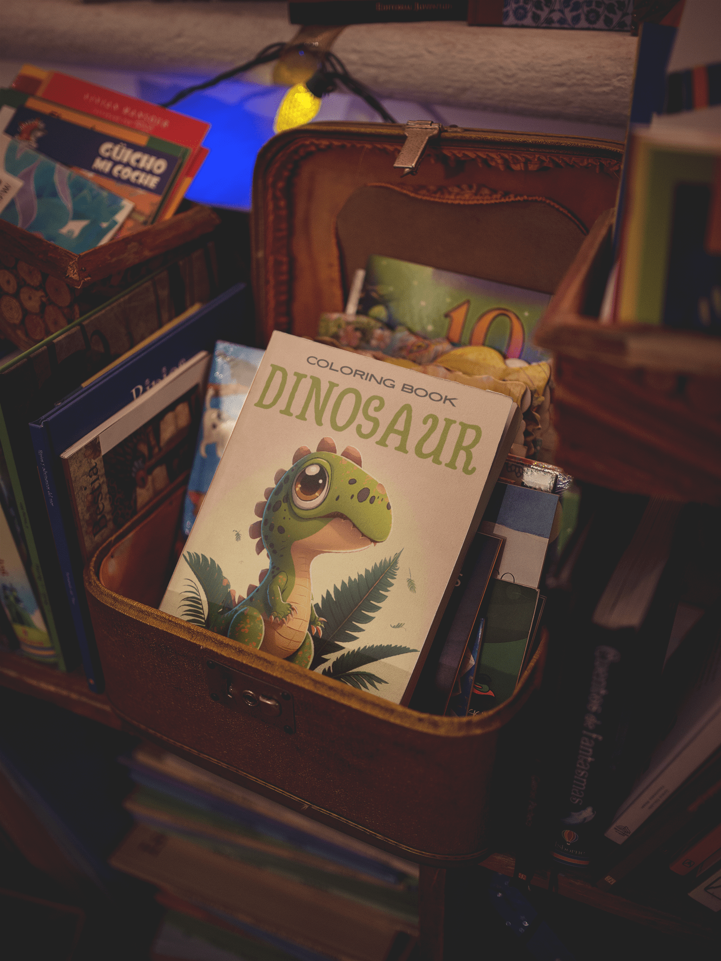Dinosaur Coloring Book - Harris Creative Designs
