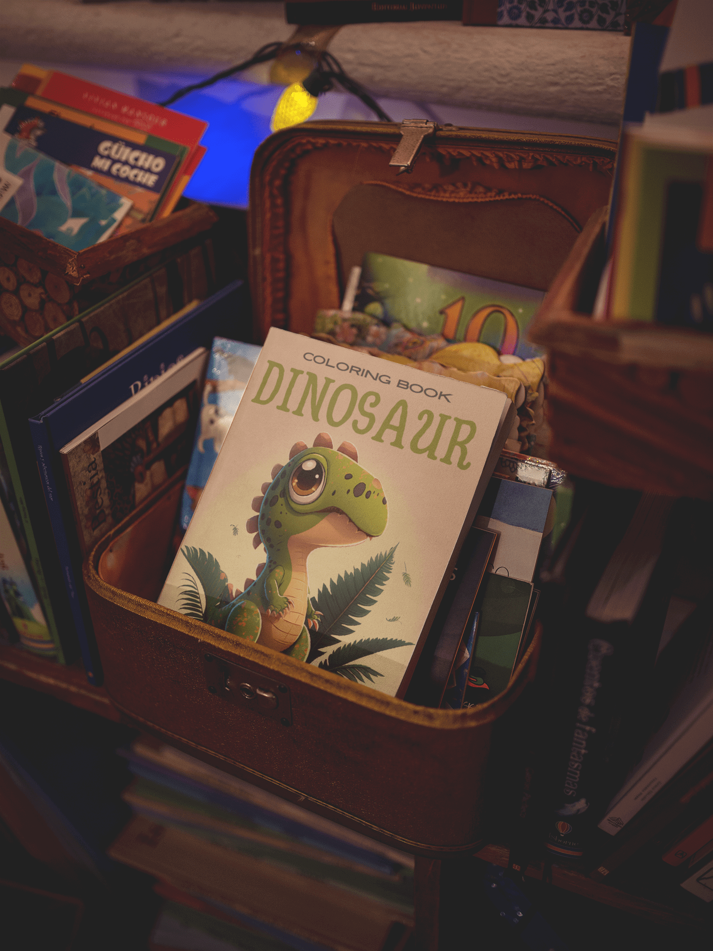 Dinosaur Coloring Book - Harris Creative Designs