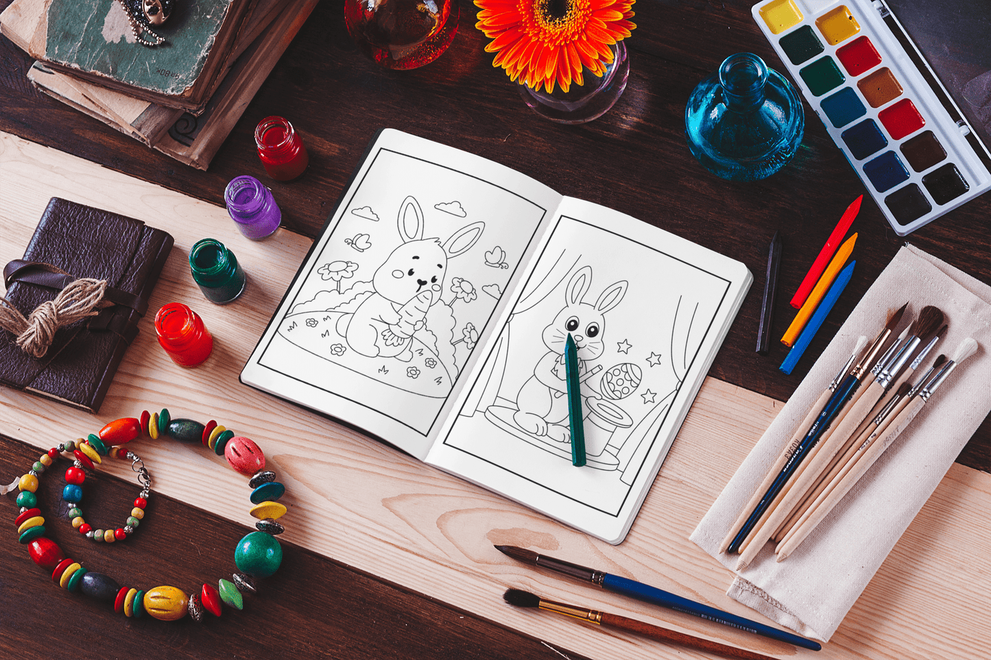 Easter Coloring Book for Kids and Toddlers - Harris Creative Designs
