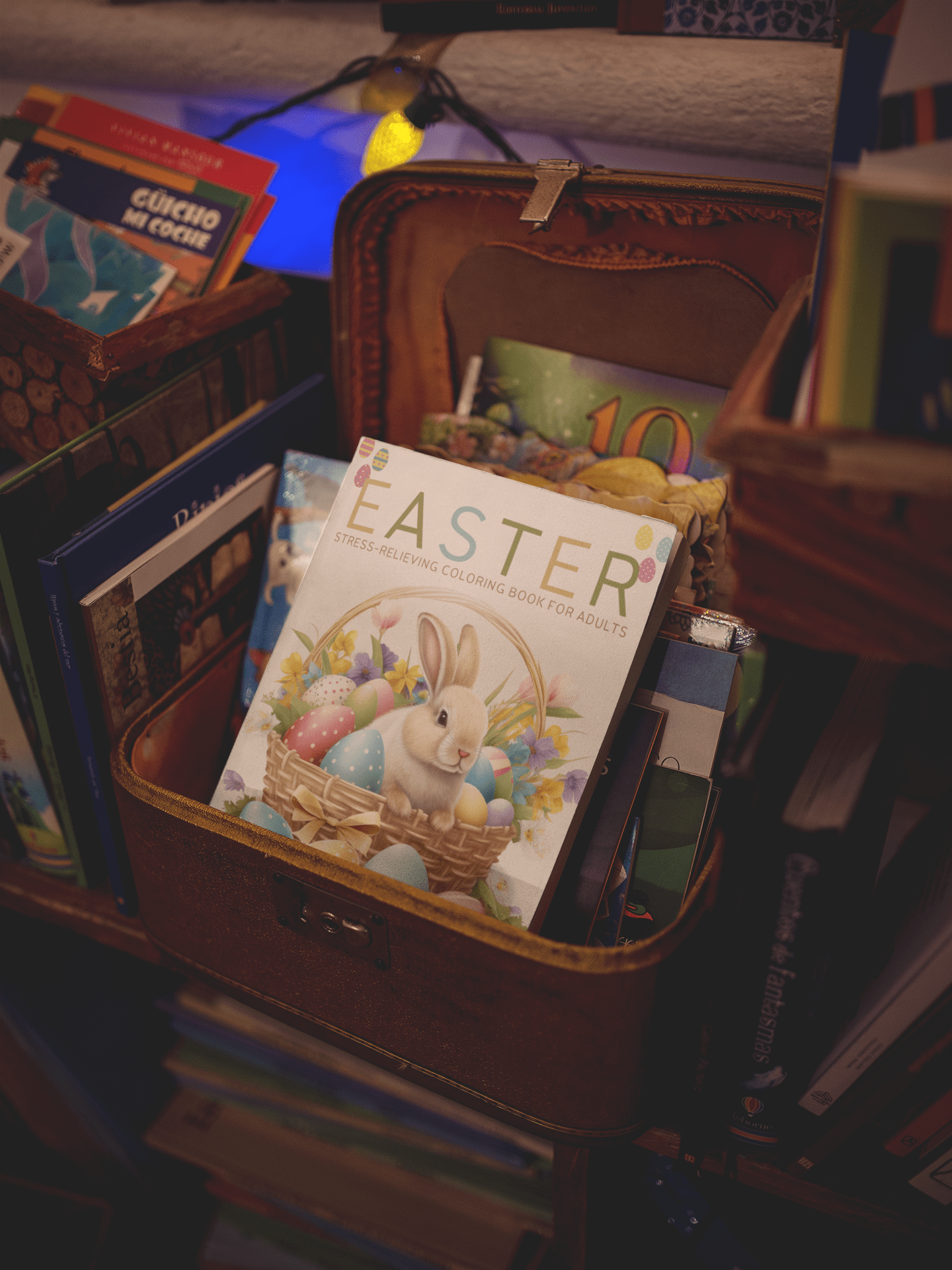Easter Stress - Relieving Coloring Book for Adults - Harris Creative Designs