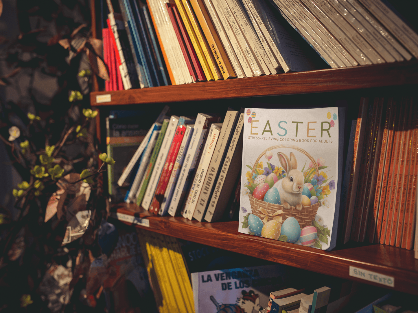 Easter Stress - Relieving Coloring Book for Adults - Harris Creative Designs