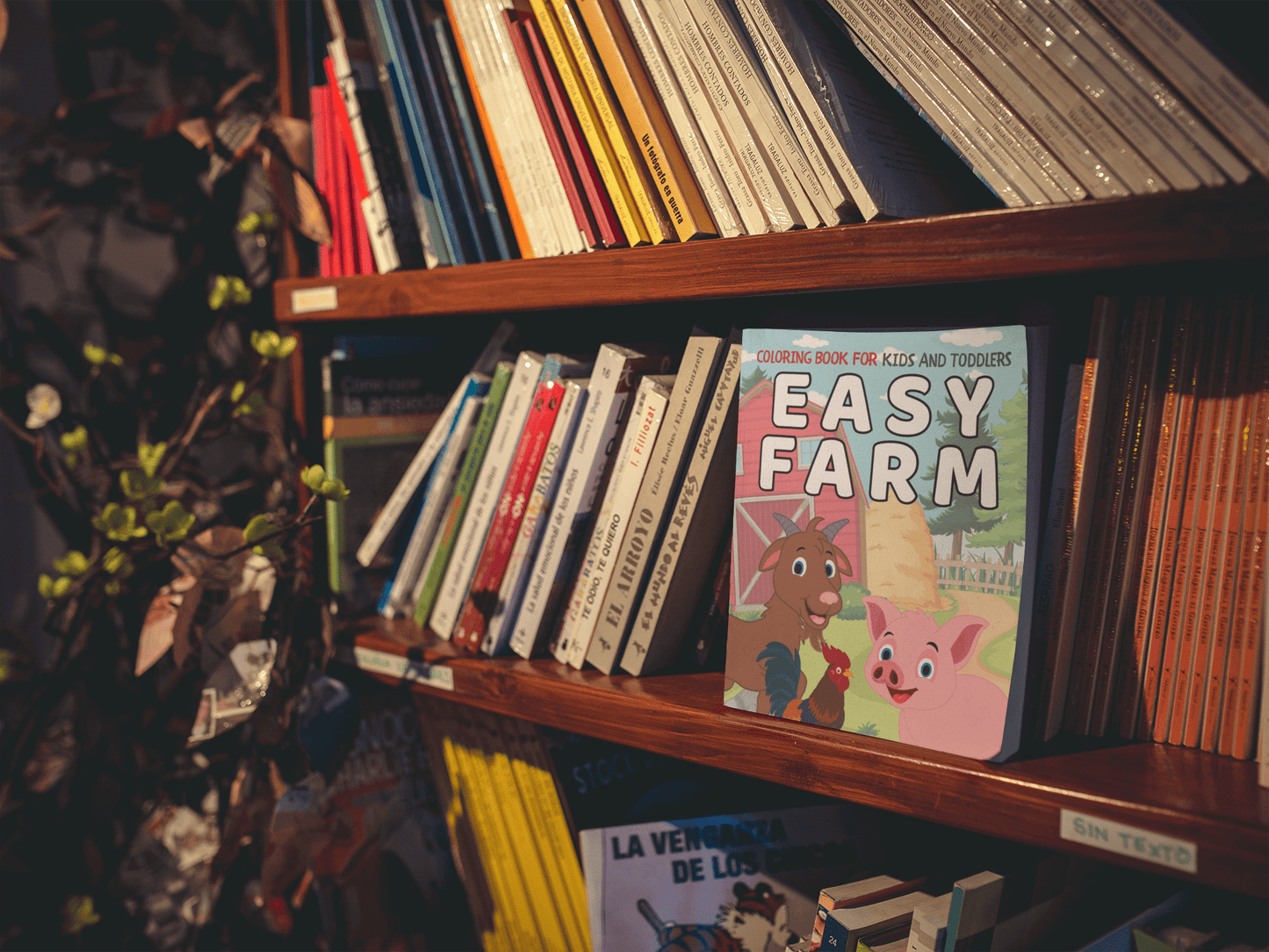Easy Farm Coloring Book for Kids and Toddlers - Harris Creative Designs