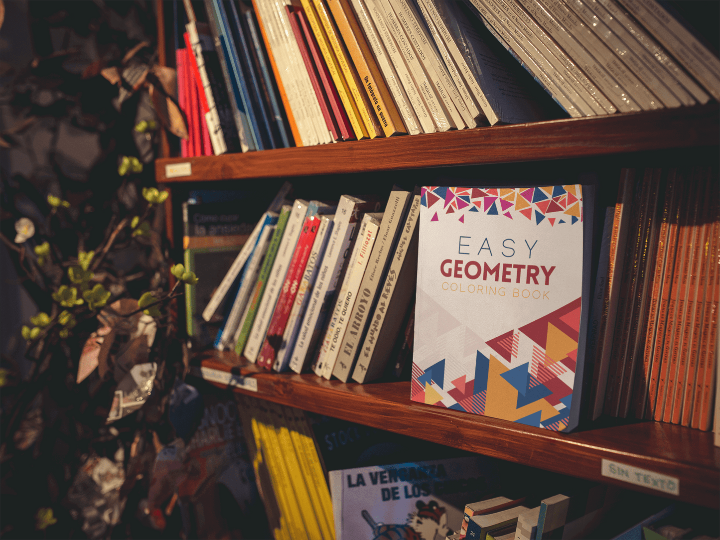 Easy Geometry Coloring Book - Harris Creative Designs