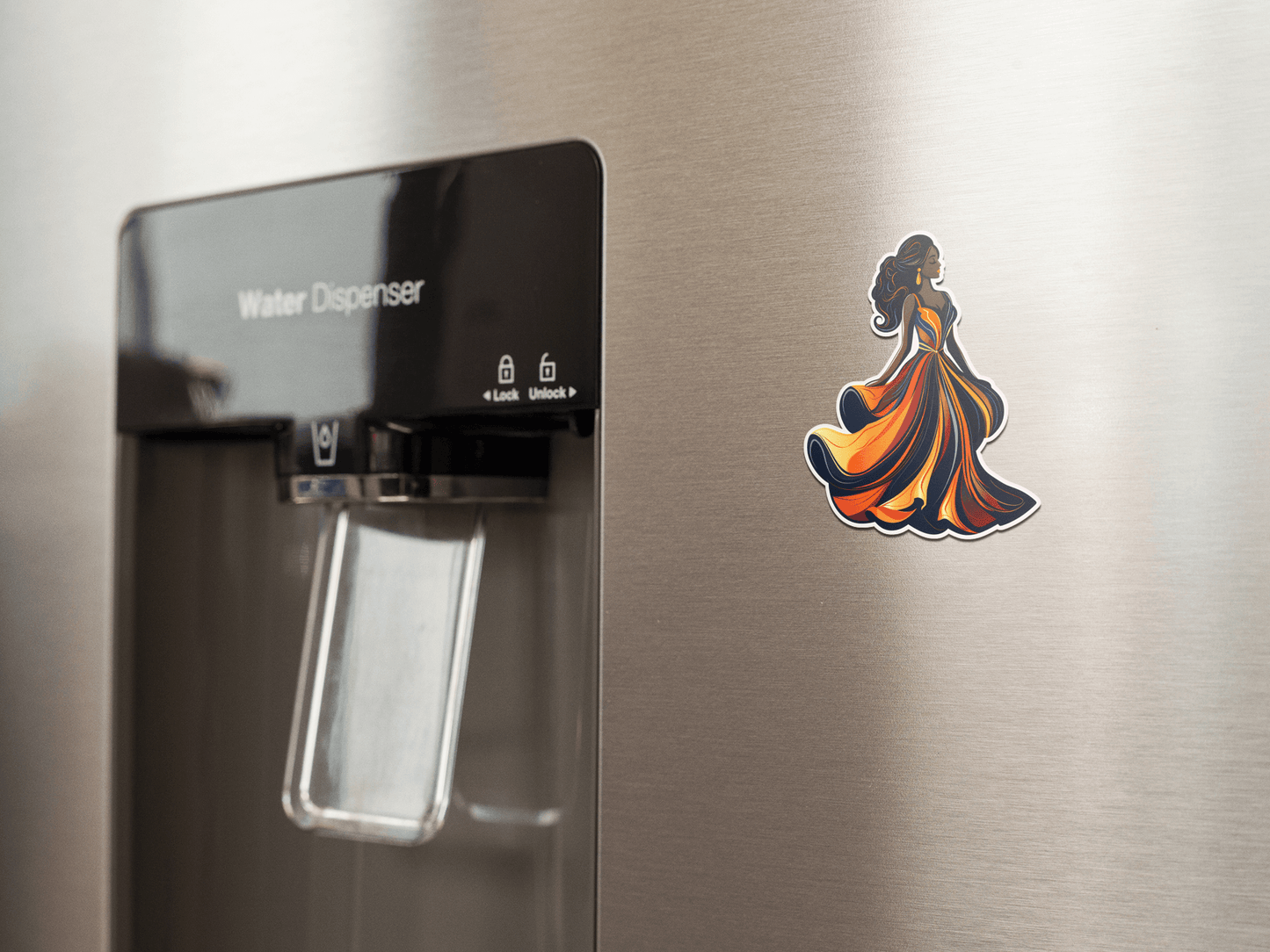 Midnight Elegance Sticker