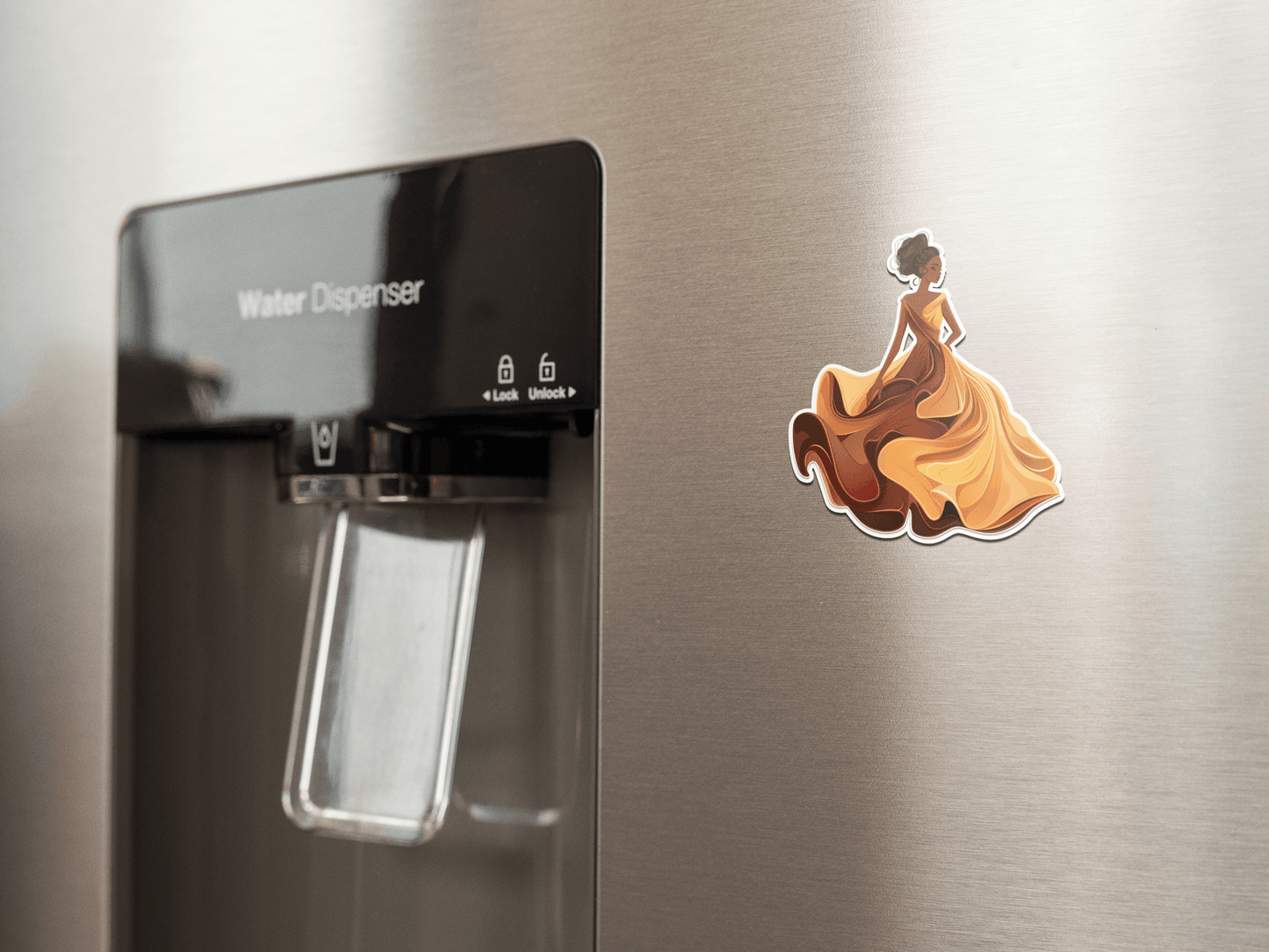 Golden Flame Beauty Stickers
