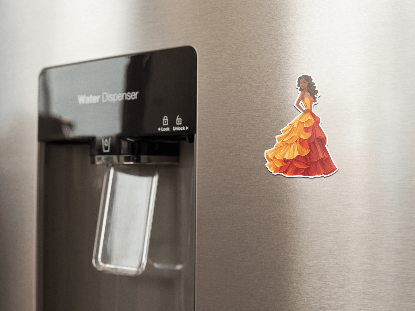 Golden Flame Beauty Stickers