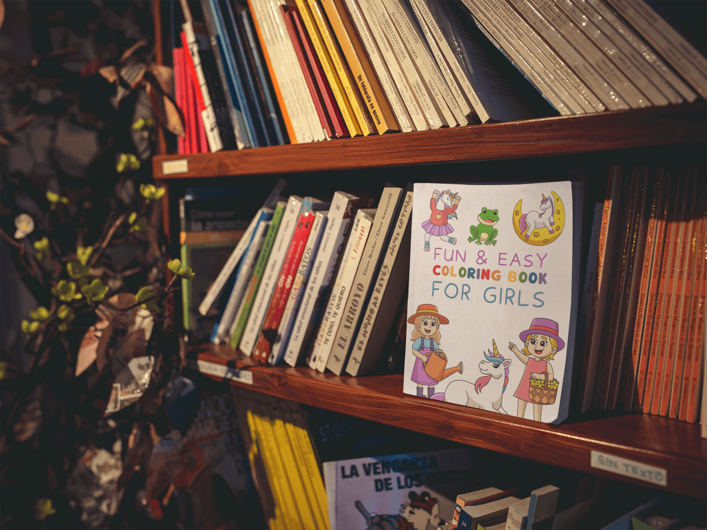 Fun & Easy Coloring Book for Girls - Harris Creative Designs
