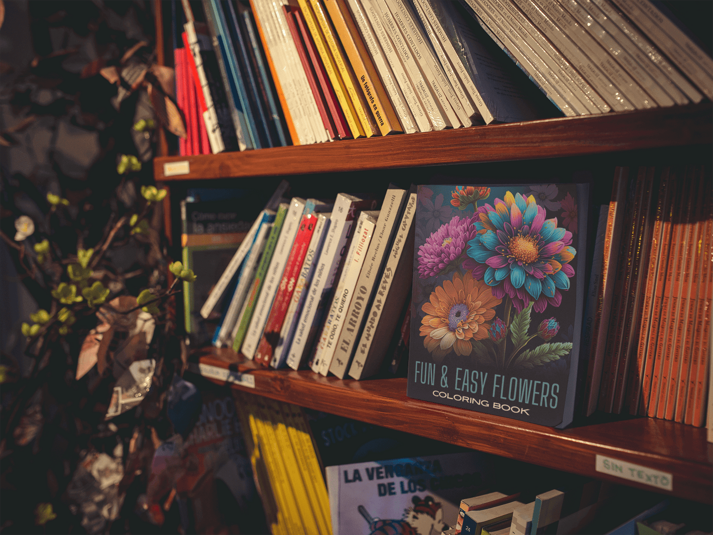 Fun & Easy Flowers Coloring Book - Harris Creative Designs