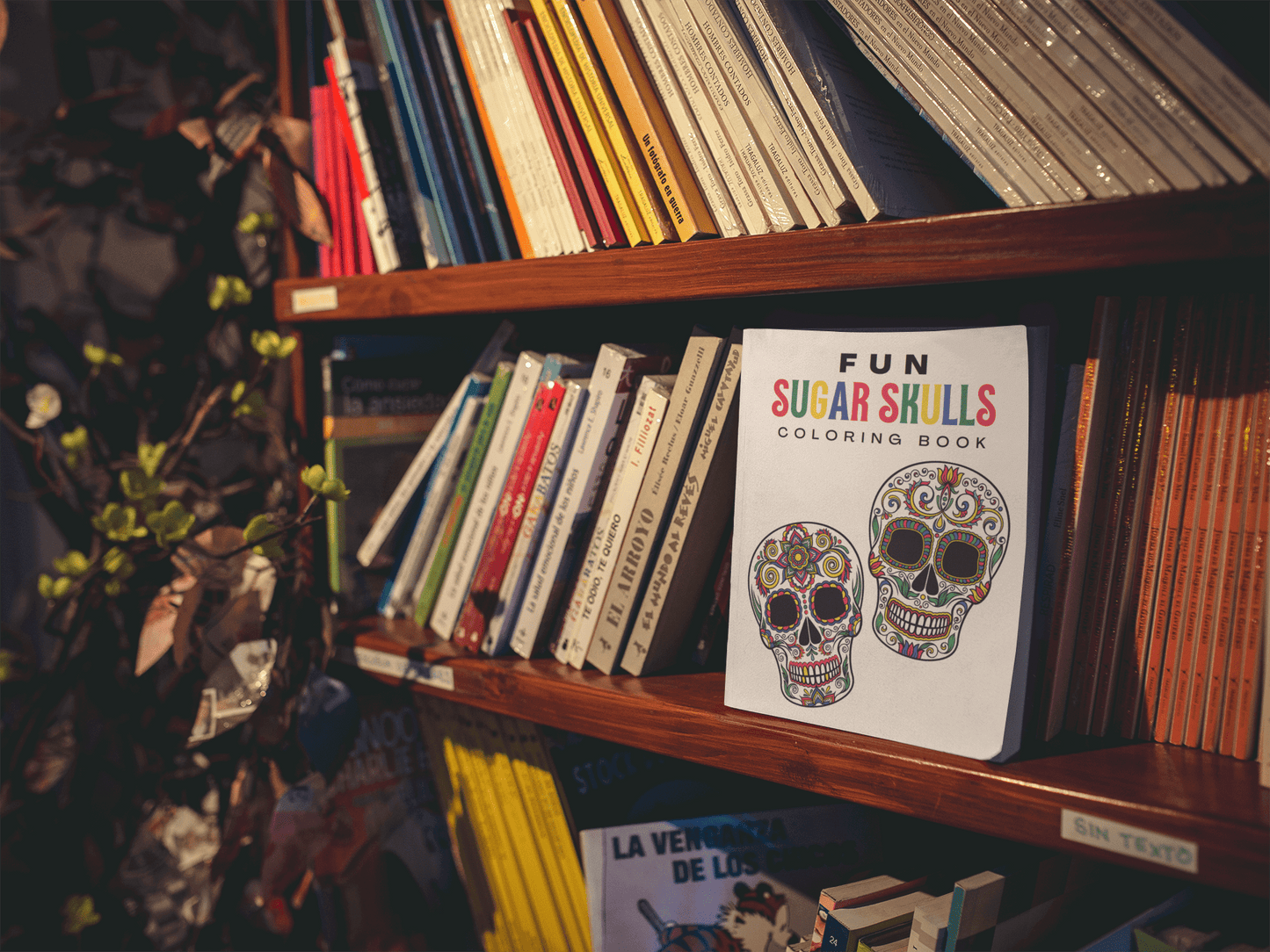 Fun Sugar Skulls Coloring Book - Harris Creative Designs