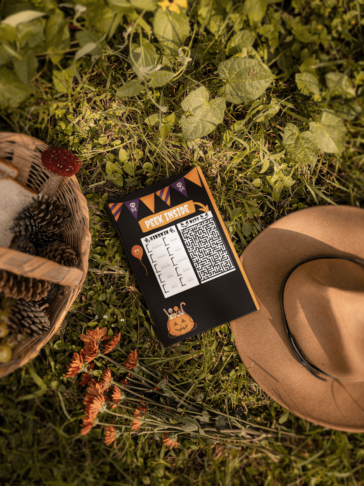 Happy Halloween Game Book - Harris Creative Designs