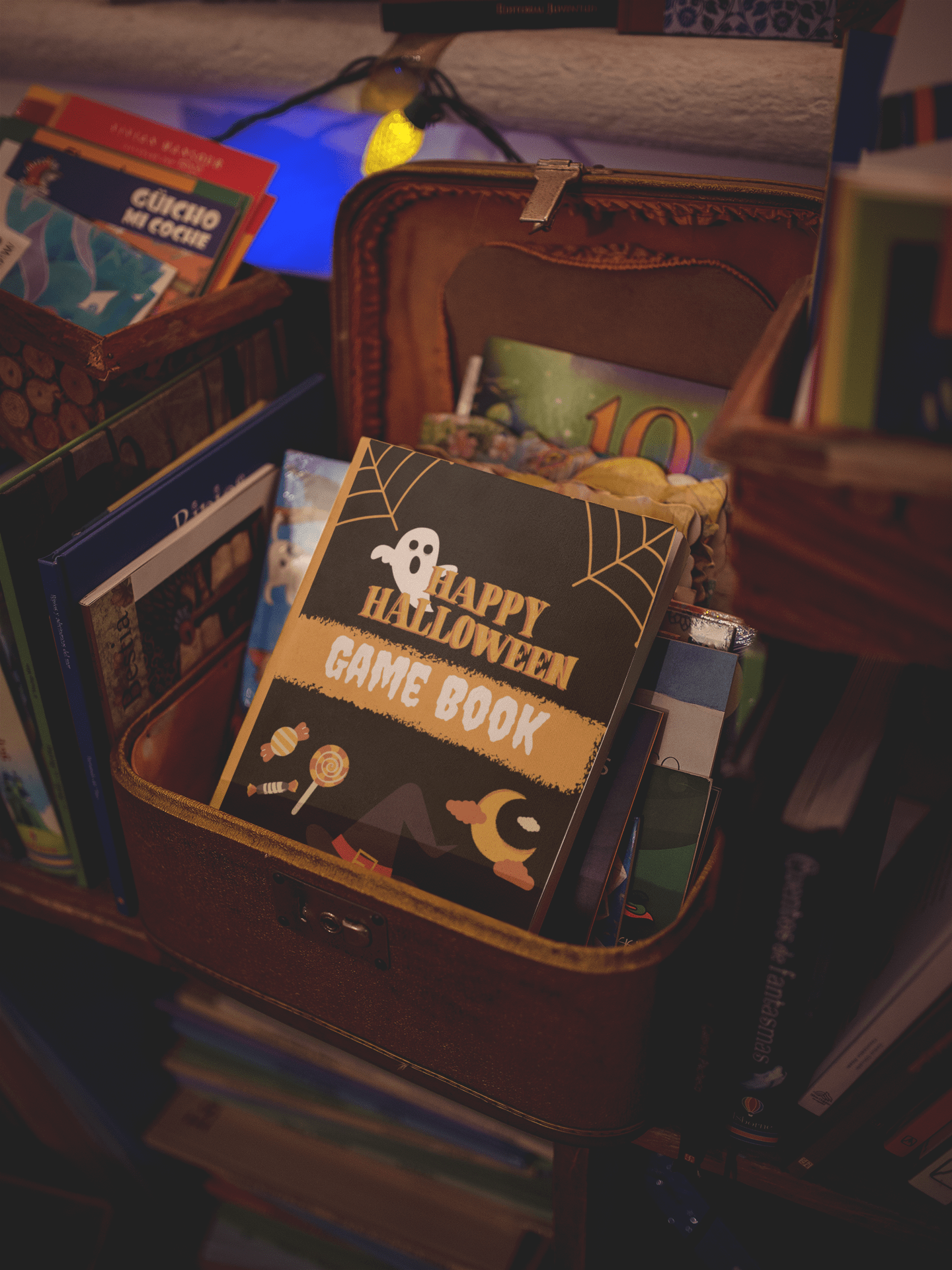 Happy Halloween Game Book - Harris Creative Designs