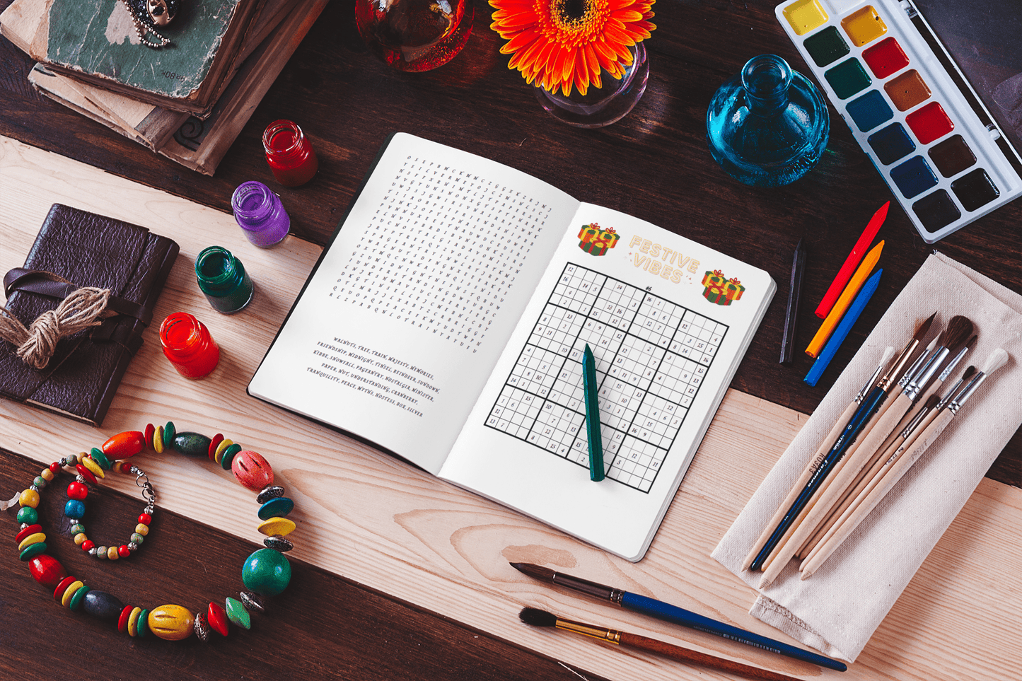 Happy Holidays Game Book - Harris Creative Designs