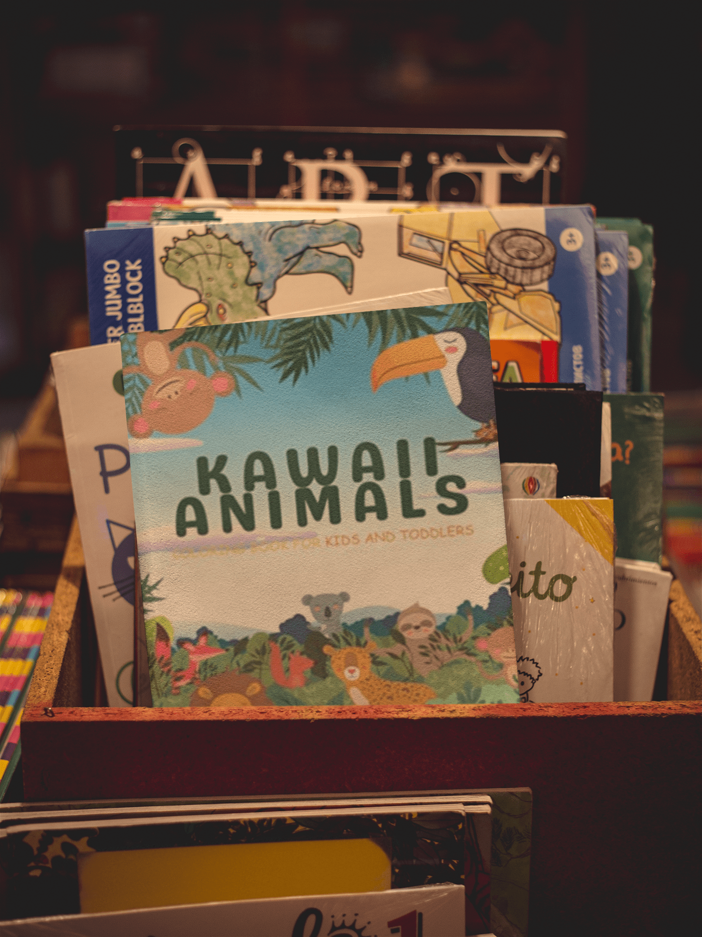 Kawaii Animals Coloring Book for Kids and Toddlers - Harris Creative Designs
