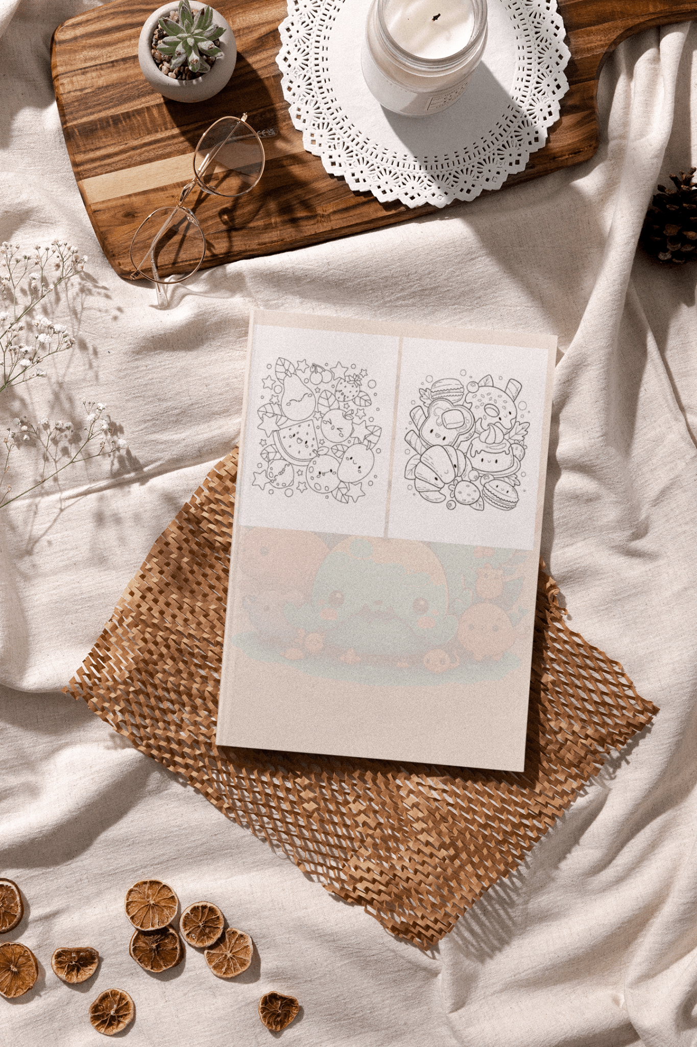 Kawaii Coloring Book - Harris Creative Designs