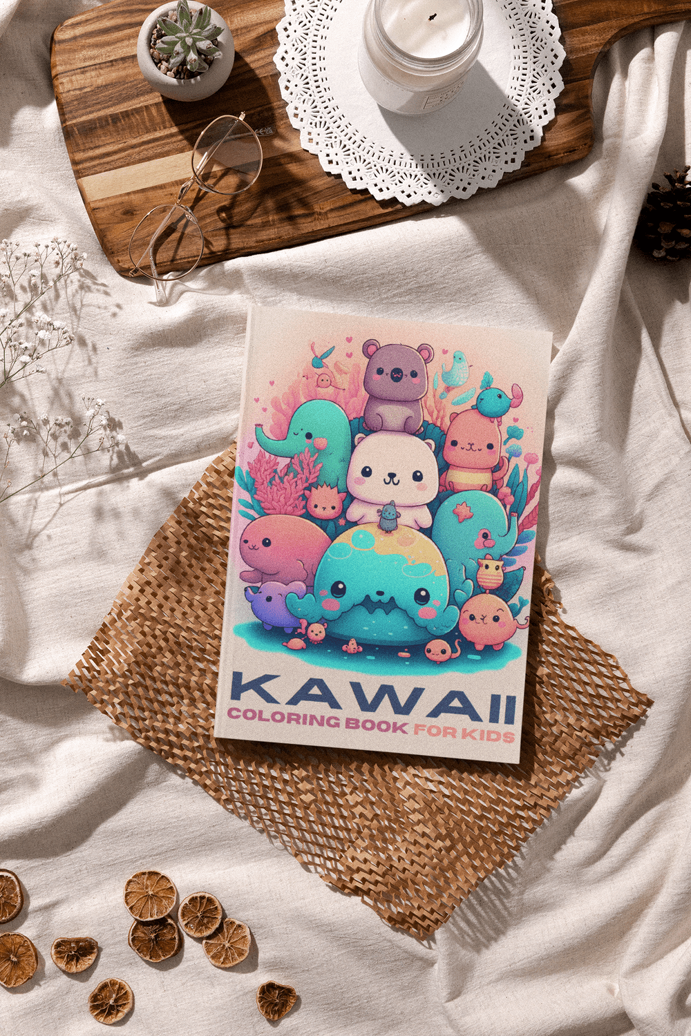 Kawaii Coloring Book - Harris Creative Designs