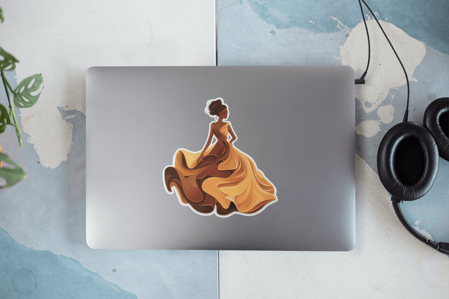 Golden Flame Beauty Stickers