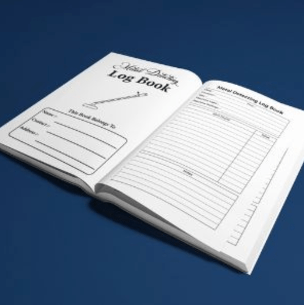 Metal Detecting Log Book For Kids - Harris Creative Designs